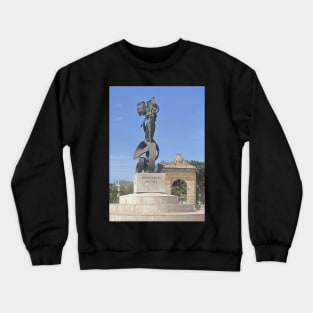 Independence Monument, Valletta, Malta Crewneck Sweatshirt